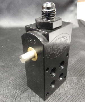 VB8-A Hilborn Style  8 Cylinder Barrel (Metering) Valve Hilborn Hoses out L & R sides